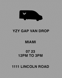 YZY Gap Van sign